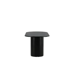 Eettafel Ovaal Zwart 200cm - Fineer - Scandinavisch