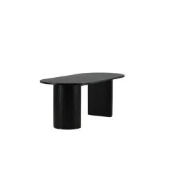 Eettafel Ovaal Zwart 200cm - Fineer - Scandinavisch