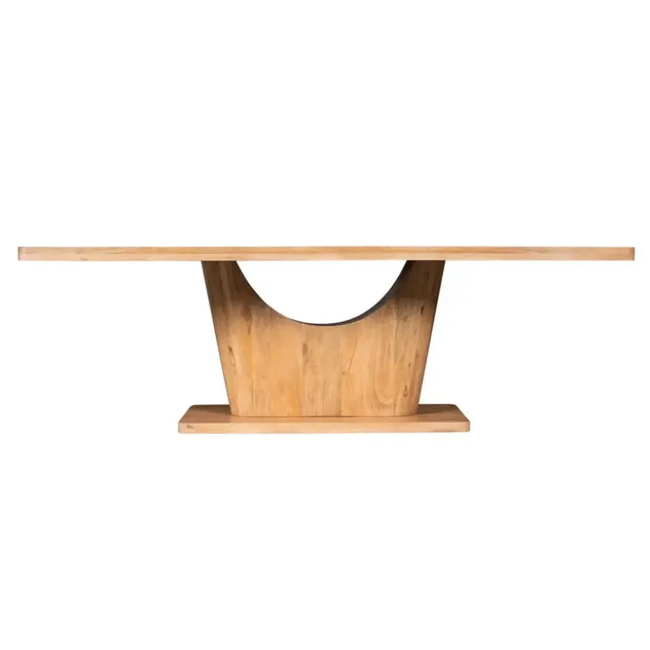 Eettafel Rechthoek Naturel Hout - 200x110x76cm - Voco