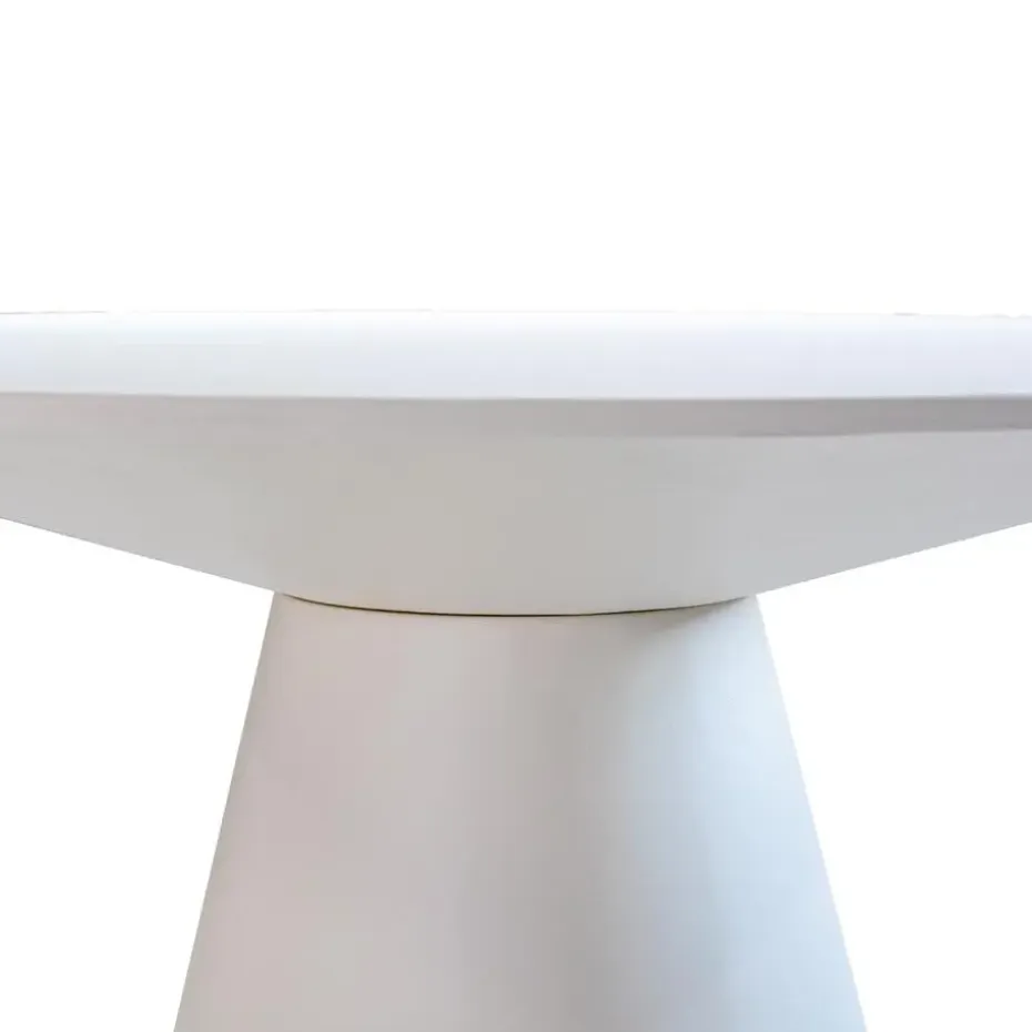 Eettafel Rond 120cm - Beige - Betonlook - Eettafel Sep