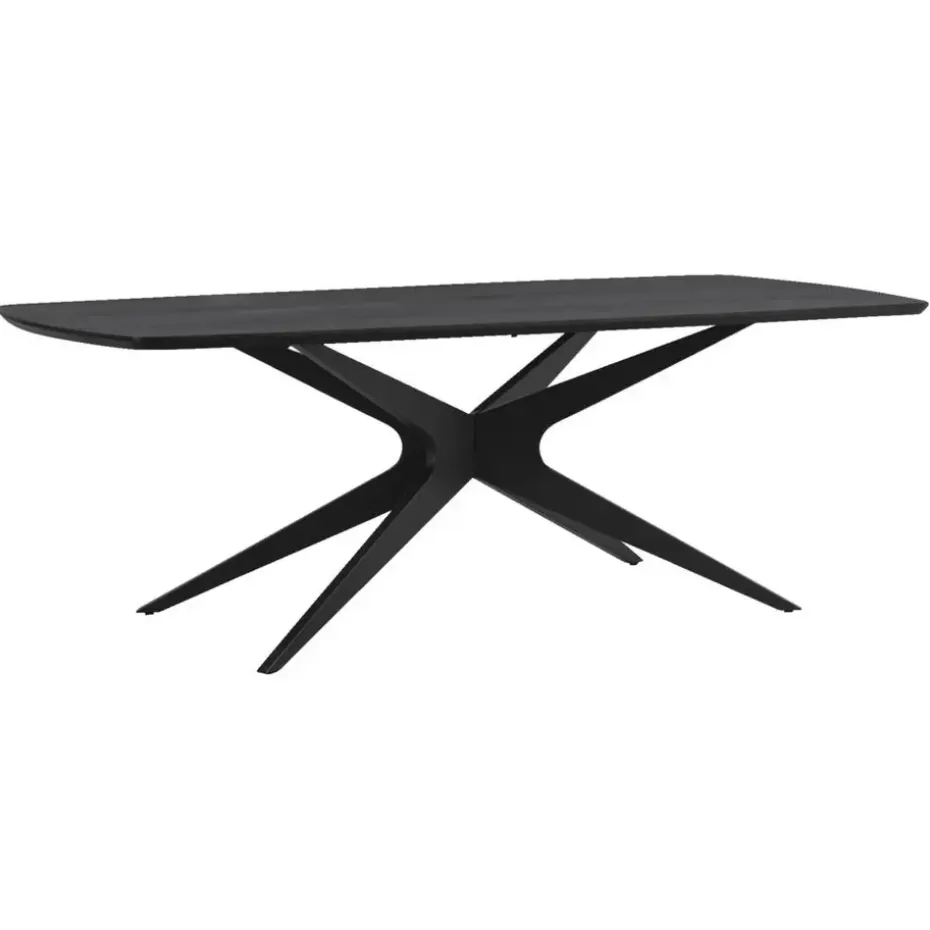 Eettafel Suzanne - zwart - 200x90 cm