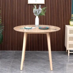 Eettafel voor 4 personen van massief grenen D90