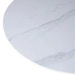 Eettafel Wit Keramiek/Walnoot - 200x90x75cm - Madia