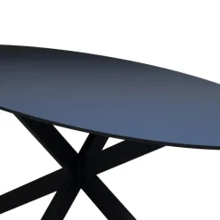 Eettafel Zwart Fenix Metaal - 200x90x76cm - Harper