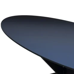 Eettafel Zwart Fenix Metaal - 200x90x76cm - Harper