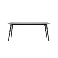 Eettafel Zwart Hout - 180x90x75cm - Dipp
