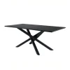Eettafel Zwart Hout - 180x90x75cm - Piazza