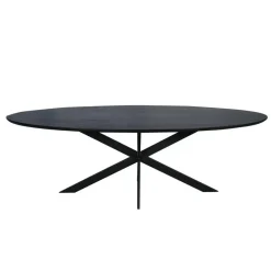 Eettafel Zwart Hout - 240x110x76cm - Ferris