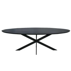 Eettafel Zwart Hout - 240x110x76cm - Ferris