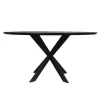 Eettafel Zwart Hout - 150x150x76cm - Ferris