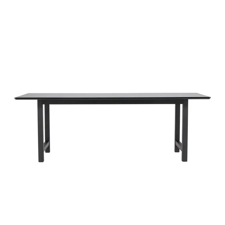 Eettafel Zwart Hout - 220x100x75cm - Count