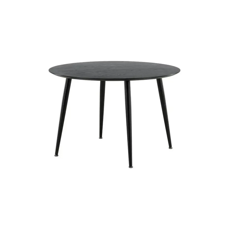 Eettafel Zwart Hout - 115x115x75cm - Dipp