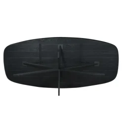 Eettafel Zwart Hout - 200x100x76cm - Ferris