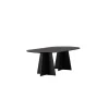 Eettafel Zwart Hout - 230x115x76cm - Bootcut