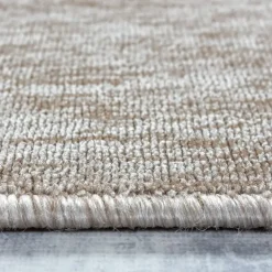 Effen Vloerkleed Laagpolig Beige - 200x290 CM