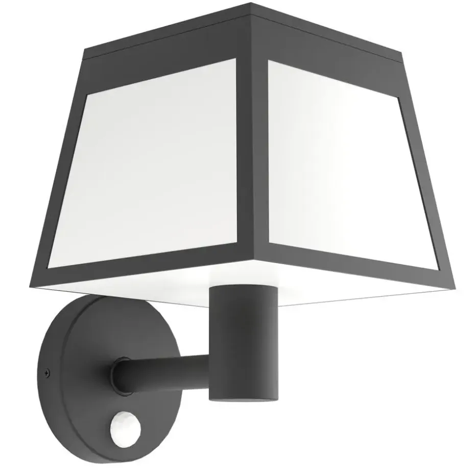 EGLO Altilia Solar Wandlamp - LED - 20 cm - Zwart/Wit