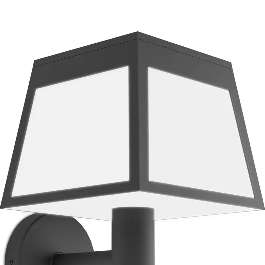 EGLO Altilia Solar Wandlamp - LED - 20 cm - Zwart/Wit