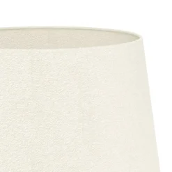 EGLO Febres Staande lamp - E27 - teddy stof - Zwart/Wit