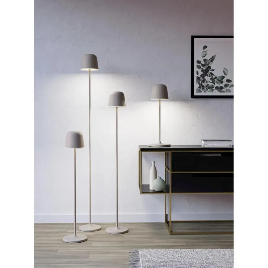 EGLO Mannera-L Staande lamp - USB-C - H 140 cm - Zand