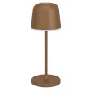 EGLO Mannera-S Tafellamp/Priklamp - USB-C - H 20 cm - Roestbruin