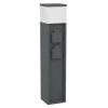 EGLO Park5 Stopcontact Zuil Buiten - E27 - 50 cm - Antraciet/Wit