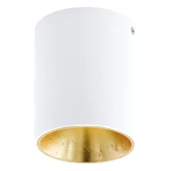EGLO plafondspot Polasso - wit/goud - Ø10 cm