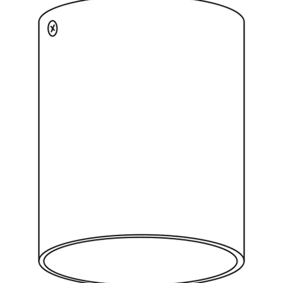 EGLO plafondspot Polasso - wit/goud - Ø10 cm