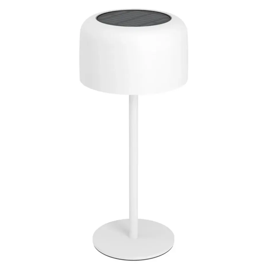 EGLO Roccanova Tafellamp - Solar - 30 cm - Wit - Oplaadbaar
