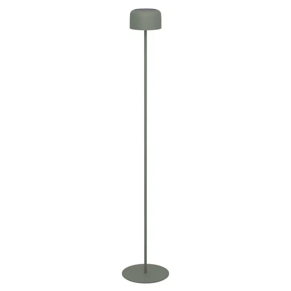 EGLO Roccanova-L Vloerlamp - Solar - 120 cm - Groen - Oplaadbaar