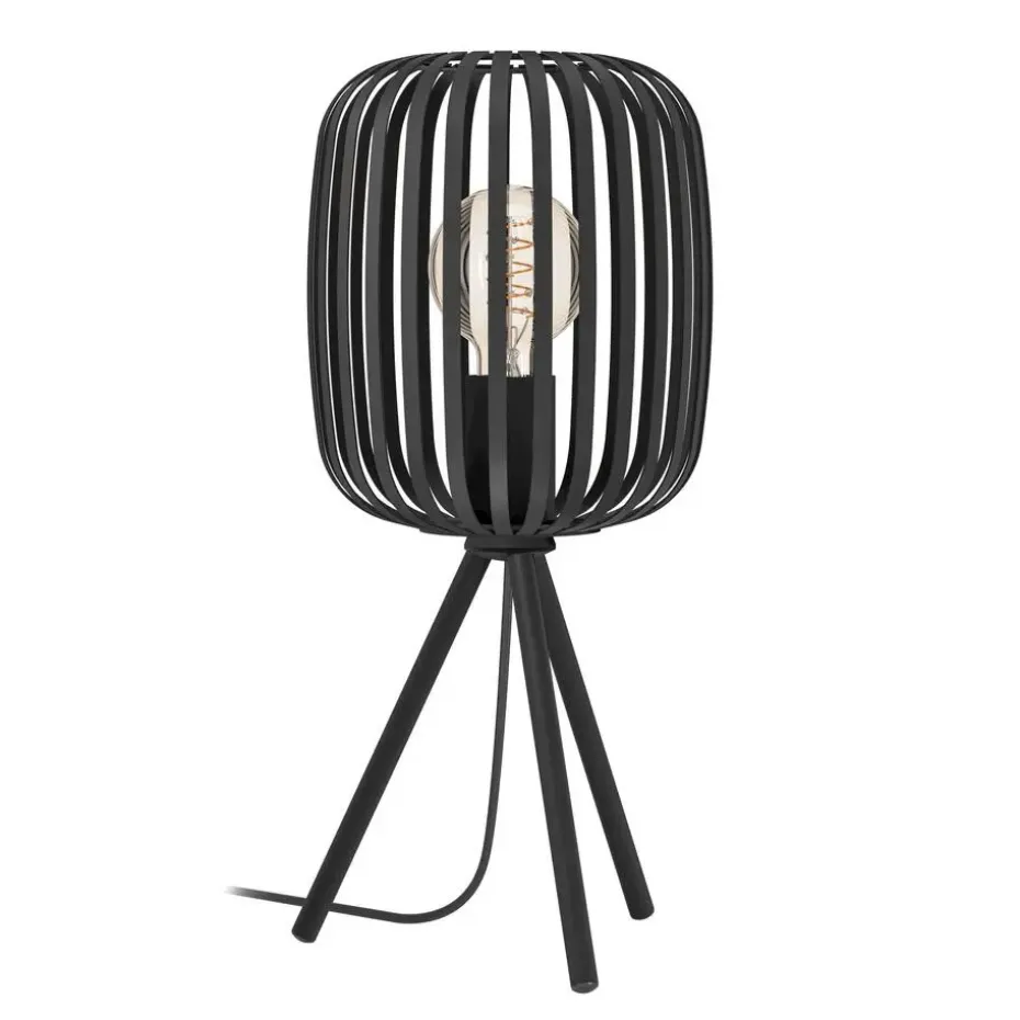 EGLO Romazzina Tafellamp - E27 - Ø 20 cm - Zwart