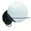 EGLO Sabalete Wandlamp - E27 - Glas - Zwart/Wit