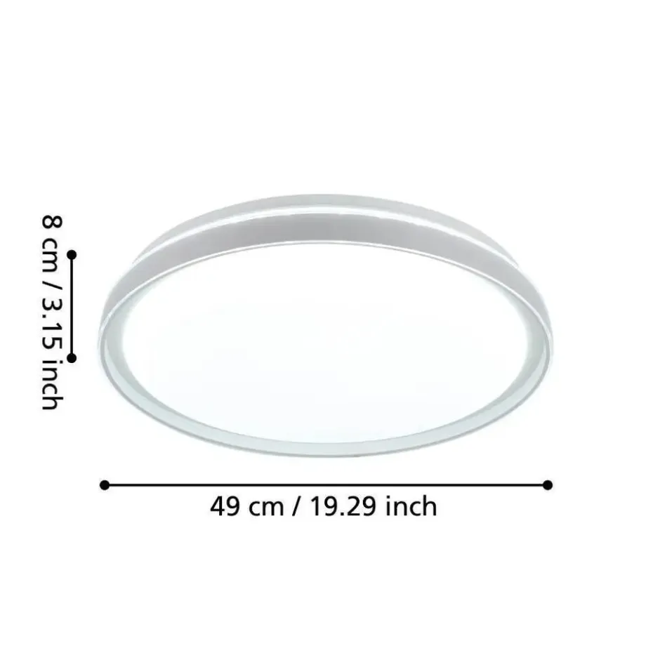 EGLO Seluci Plafonnière - LED - 49 cm - Wit