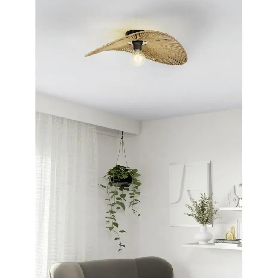 EGLO Siruela Plafondlamp - E27 - 56 cm - Papier - Natuur