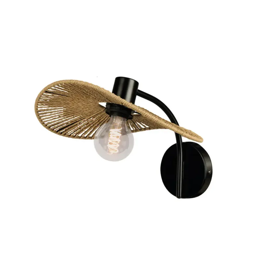 EGLO Siruela Wandlamp - E27 - B 36.5 cm - Papier - Natuur