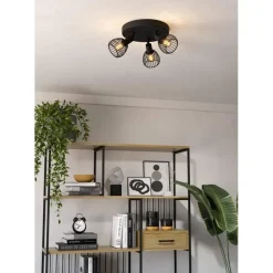 EGLO Sonnino Spot - E14 - Ø 25 cm - Zwart