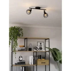 EGLO Sonnino Spot - E14 - 36,5 cm - Zwart