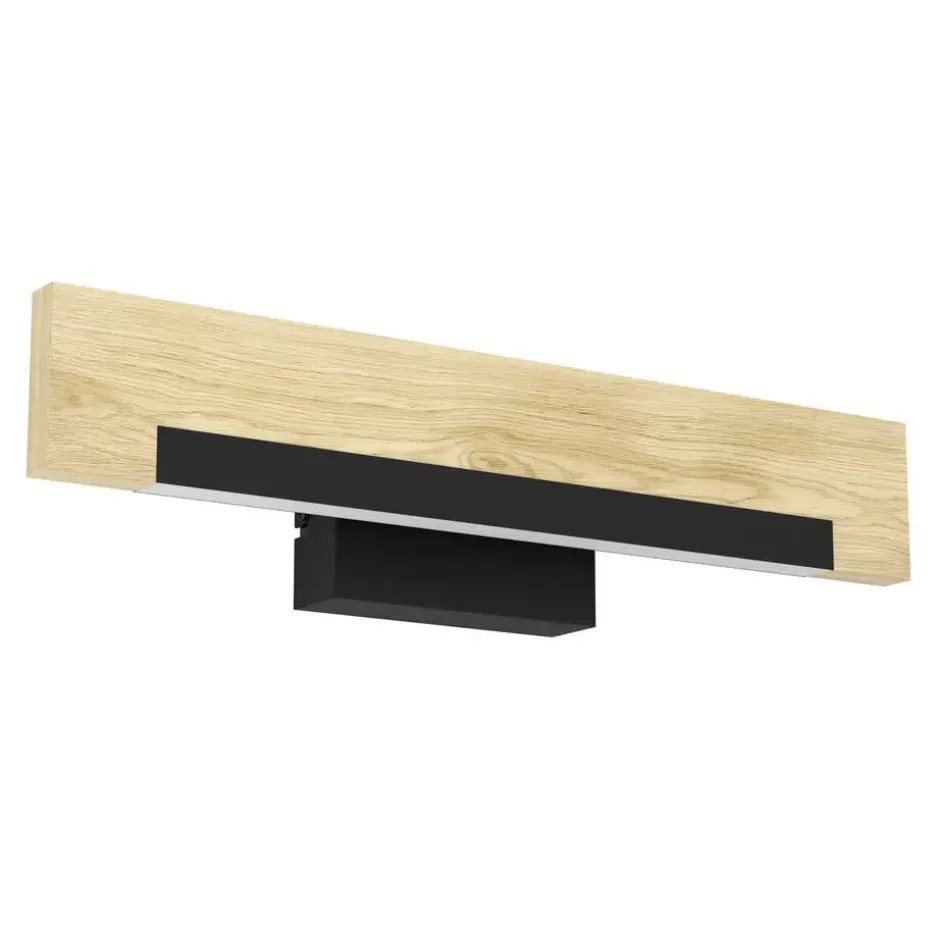 EGLOCamachoWandlamp-LED-44cm-Zwart/Bruin