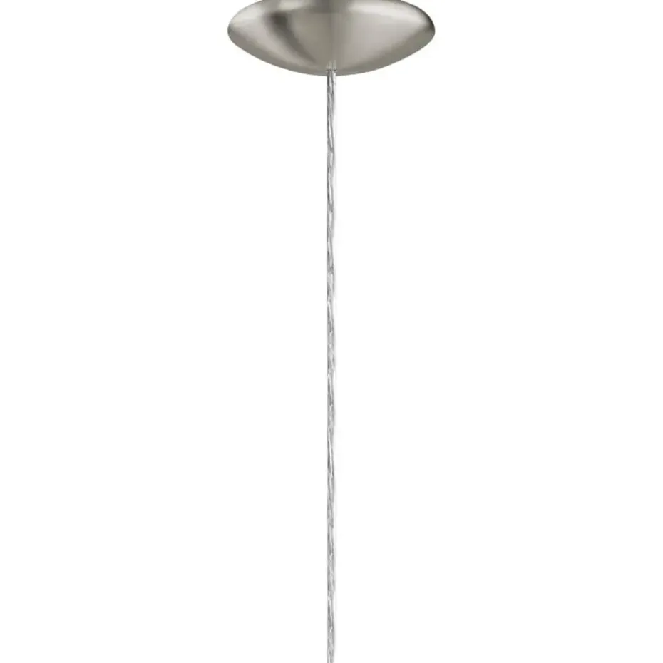 EGLOLazolo-Hanglamp-1Lichts-Ø420mm.-Nikkel-Mat-WitGelakt