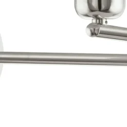 EGLOMaserlo-Wandlamp-1Lichts-ø23cm-Nikkel-Mat-Taupe-Goud
