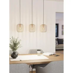 EGLORomazzinaHanglamp-E27-90cm-Zandkleur
