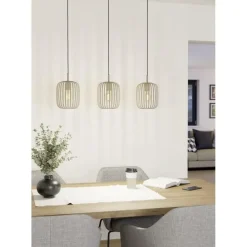 EGLORomazzinaHanglamp-E27-90cm-Zandkleur