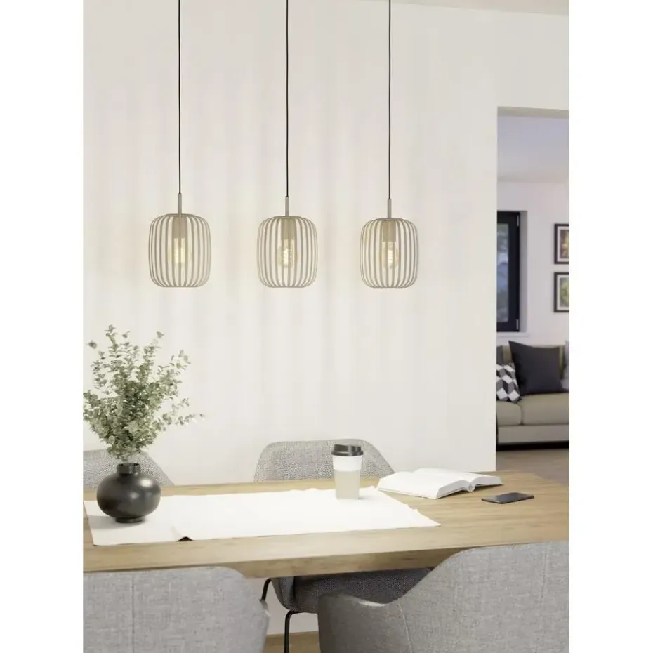EGLORomazzinaHanglamp-E27-90cm-Zandkleur