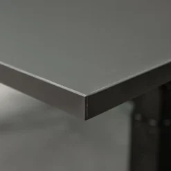 Elektrisch verstelbaar bureau - 180x80 cm - Single motor - Zwart / Antraciet