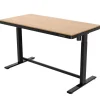 Elektrisch verstelbaar bureau / thuiswerkplek - 140x70 cm - Whitewash eiken - Z