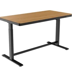 Elektrisch verstelbaar bureau / thuiswerkplek - 140x70 cm - Whitewash eiken - Z