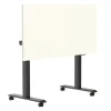 Elektrisch verstelbaar, opklapbaar en verrijdbaar bureau - 180x80 cm - Zwart