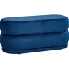 ELLENDALE - Bankje - Marineblauw - Fluweel