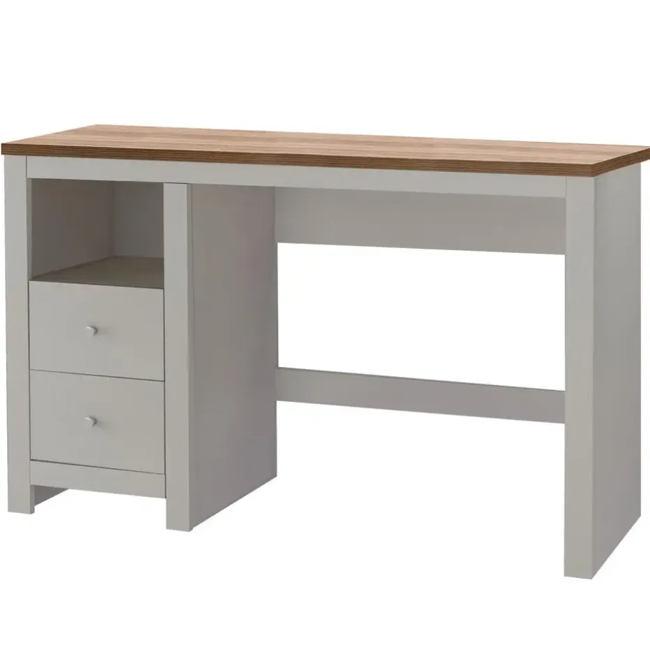 Emerald - Bureau 2-deurs in crème eiken spaanplaat