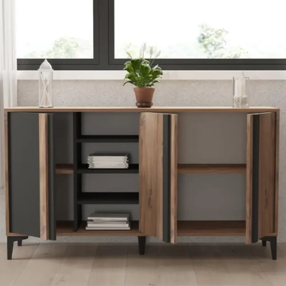 Emob Woody Fashion Console - 160 x 40 x 90 cm - Atlantic Design