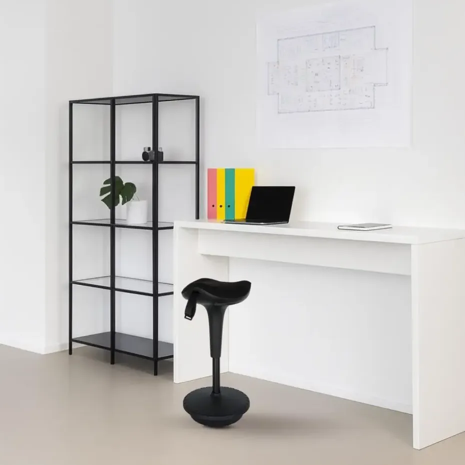 Ergonomische zit-sta kruk / wiebelkruk Ergo - Zwart
